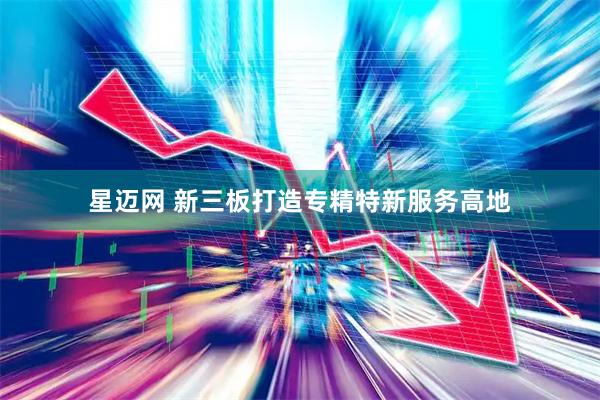 星迈网 新三板打造专精特新服务高地