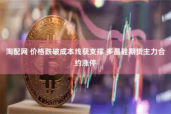 淘配网 价格跌破成本线获支撑 多晶硅期货主力合约涨停